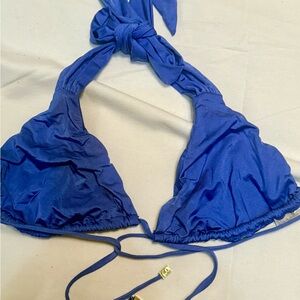 Beach Bunny Blue Ruched Bra Intimates